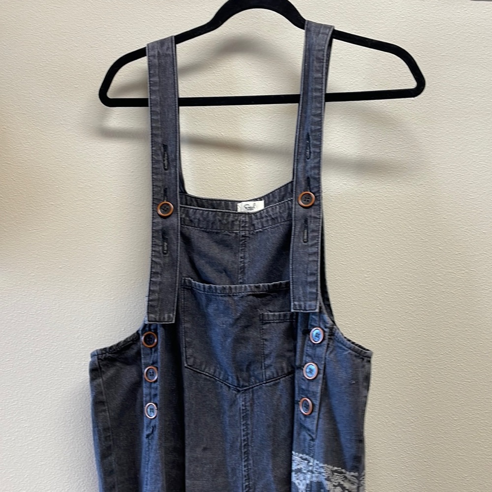 Oversized overalls (with fashion rips)
